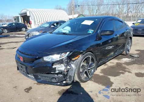 2018 Honda Civic Ex z USA, uszkodzony, nr VIN 2HGFC2F72JH511130